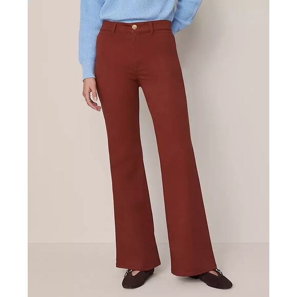 Ann Taylor Pants - Ann Taylor Weekend Go-Everywhere Flare Pants terracota 6